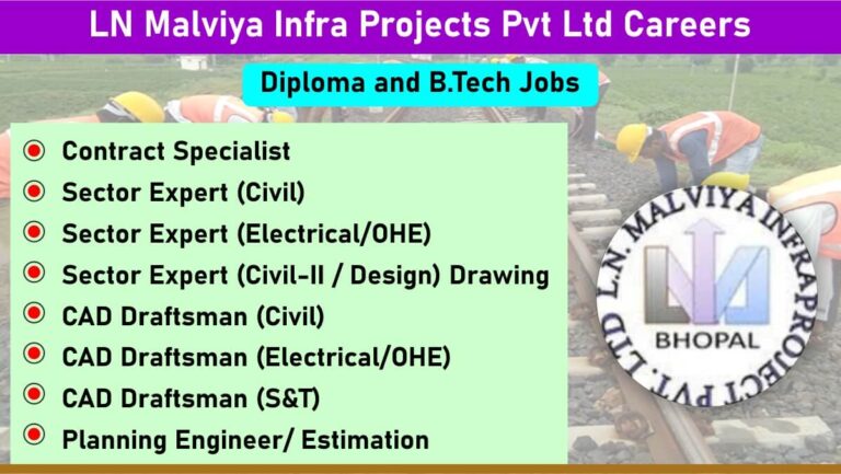 Ln Malviya Infra Projects Pvt Ltd Careers Recruitment For Multiple