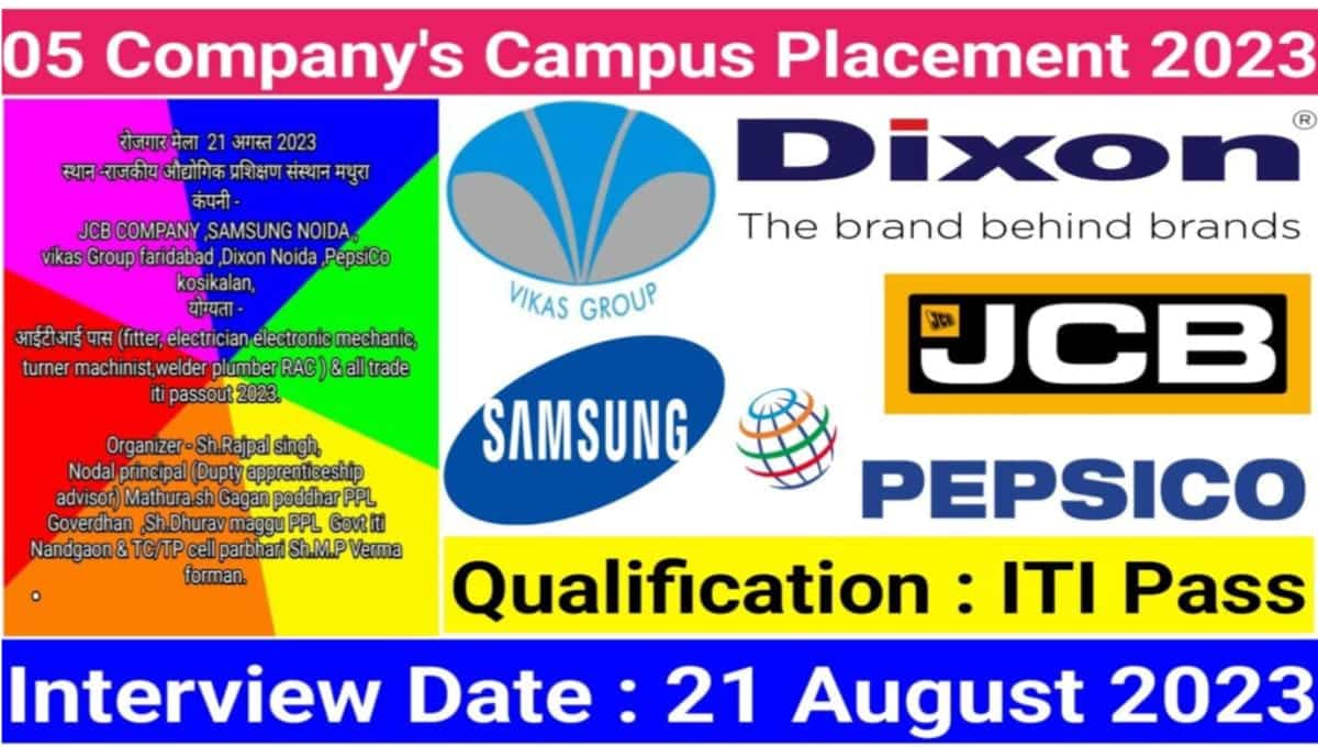 ITI Campus Placement 2023
