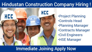 Hindustan Construction Company Limited Hiring for Bhutan, Uttarakhand, Maharashtra and Jharkhand Location