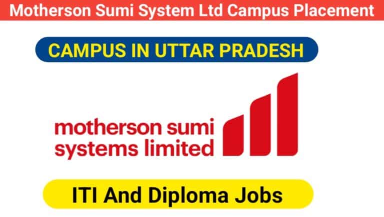 Motherson Sumi System Campus Placement 2023