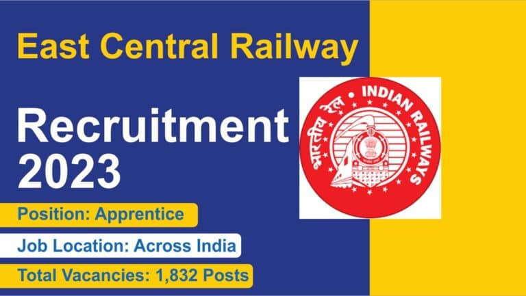 East Central Railway Recruitment 2023