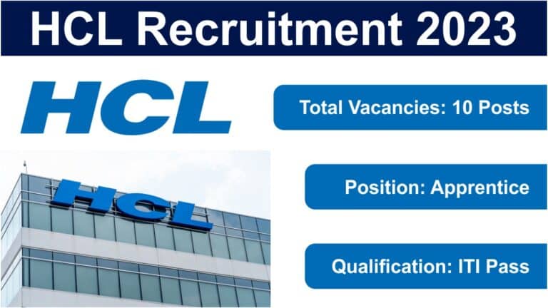 HCL Recruitment 2023