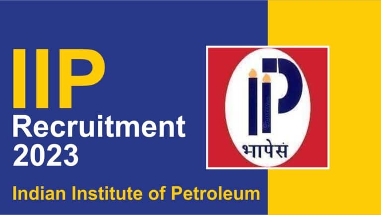 IIP Recruitment 2023