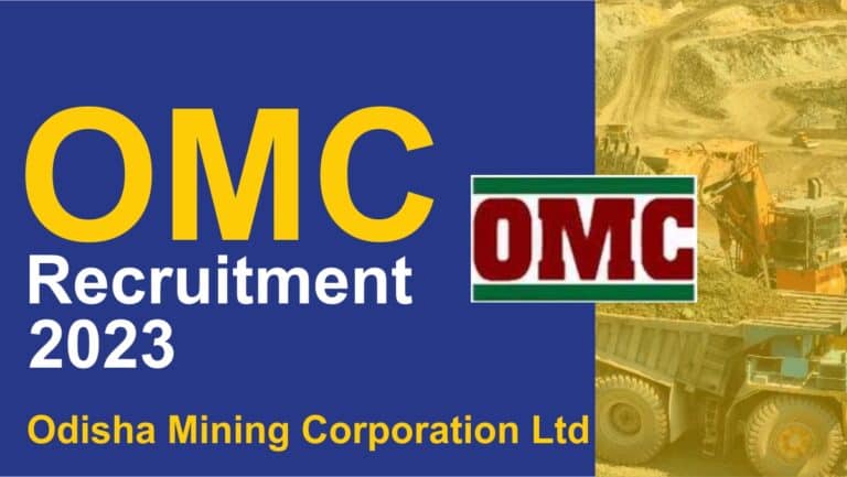 OMC Recruitment 2023