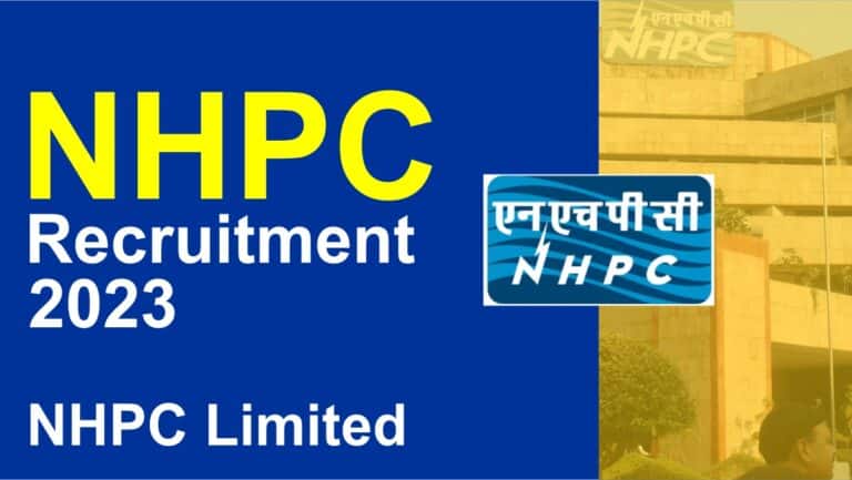 NHPC Limited Recruitment 2023