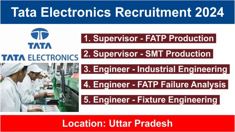 Tata Electronics Recruitment 2024