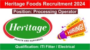 Heritage Foods Recruitment 2024 | Walk In Interview | हेरिटेज फूड्स में निकली बंपर भर्ती