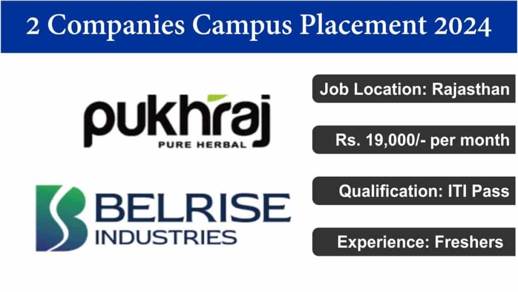 2 Companies Campus Placement 2024