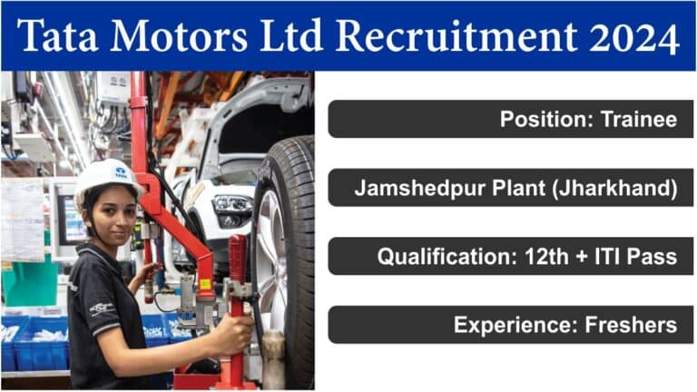 Tata Motors Ltd Recruitment 2024