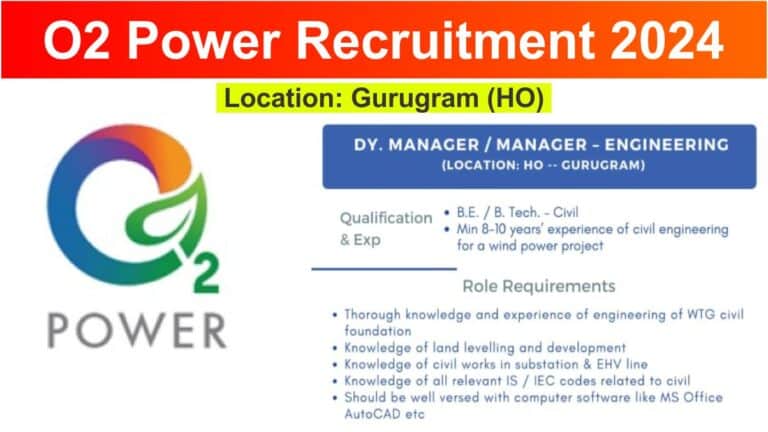 O2 Power Recruitment 2024