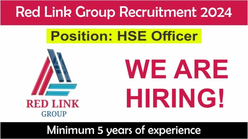 Red Link Group Recruitment 2024