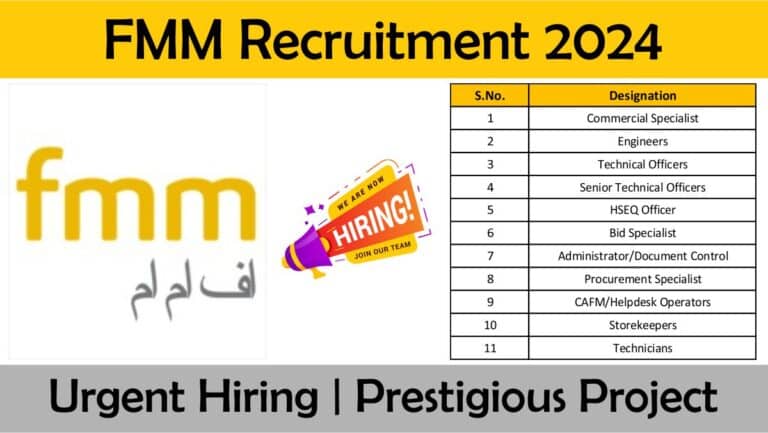 FMM Recruitment 2024