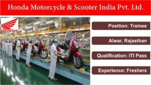 Honda Motorcycle & Scooter India Pvt. Ltd. Hiring 2024 | होंडा मोटरसाइकिल एंड स्कूटर इंडिया प्रा. लिमिटेड में निकली बंपर भर्ती