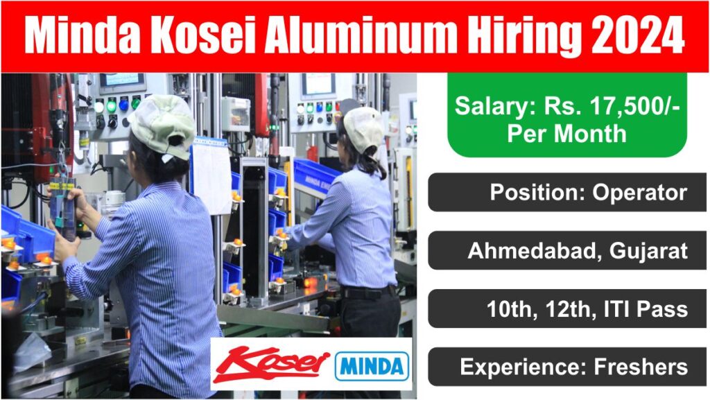 Minda Kosei Aluminum Hiring 2024