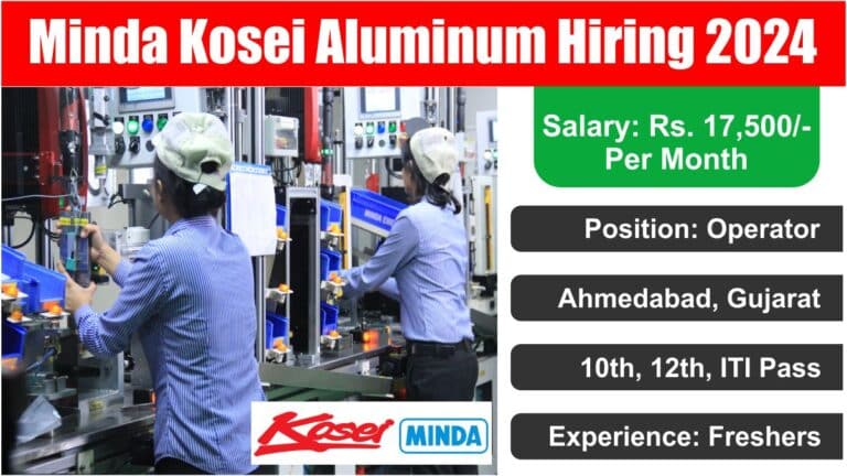 Minda Kosei Aluminum Hiring 2024