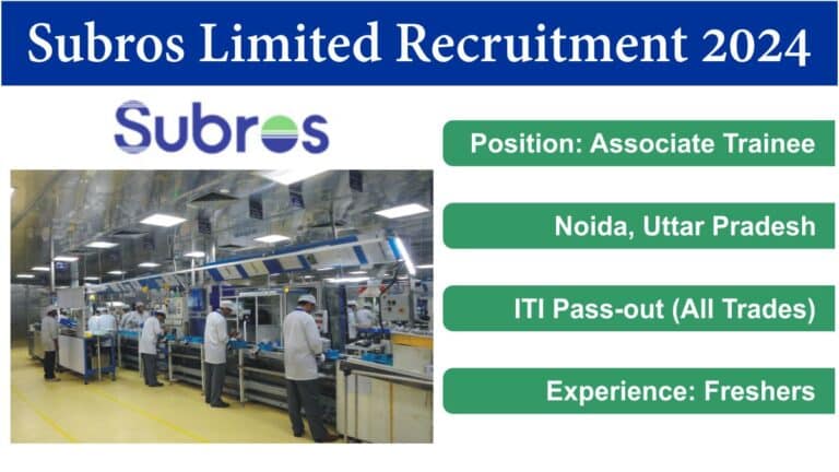 Subros Limited Recruitment 2024