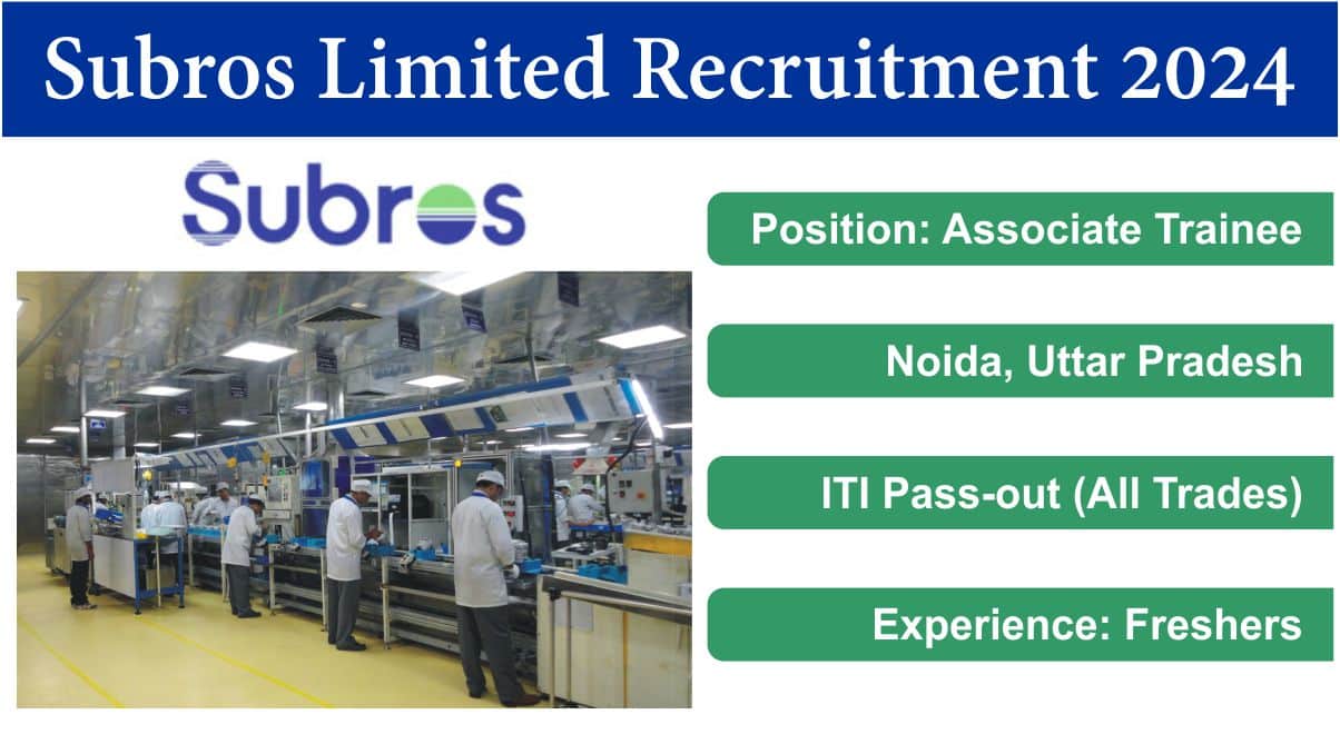 Subros Limited Recruitment 2024