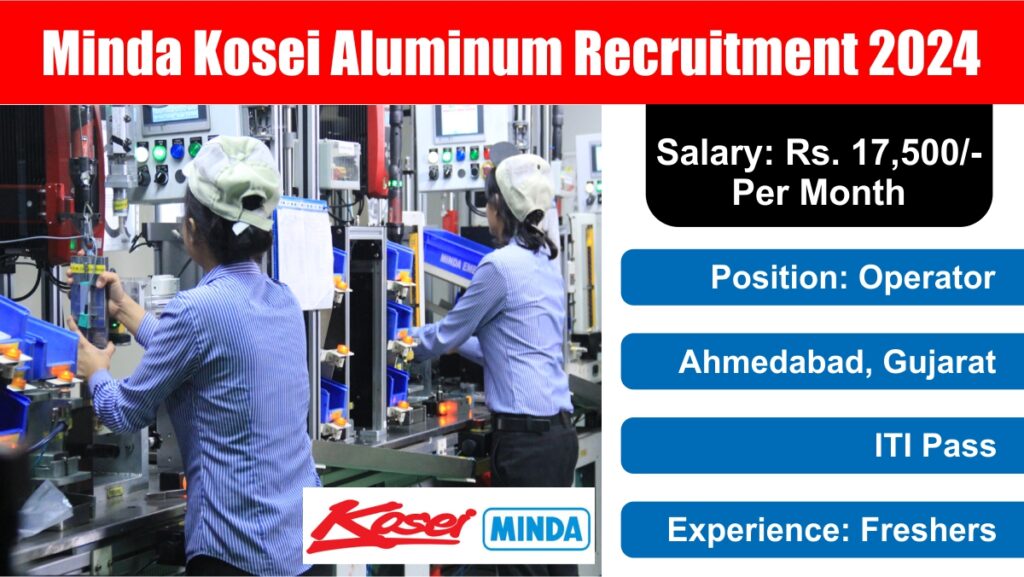 Minda Kosei Aluminum Recruitment 2024