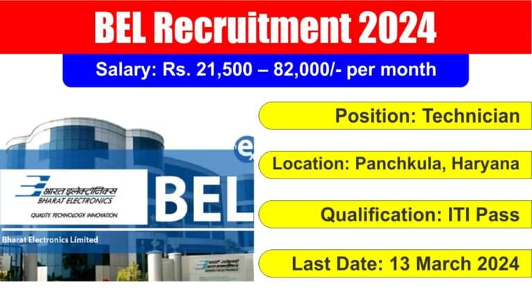 BEL Recruitment 2024