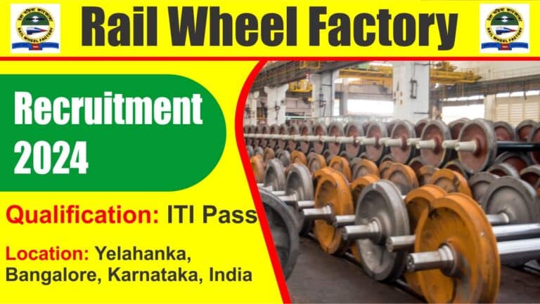 Rail Wheel Factory Recruitment 2024