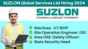 SUZLON Global Services Ltd Hiring 2024 | Hiring for Multiple Positions | Jobs in Karnataka