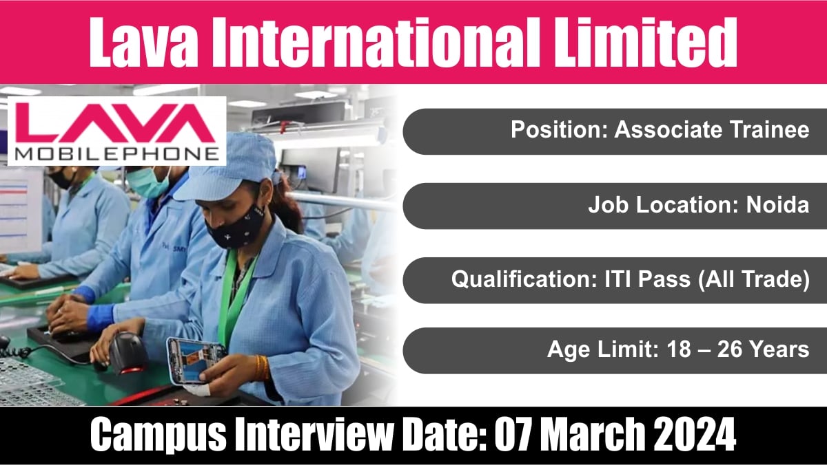 Lava International Limited Recruitment 2024