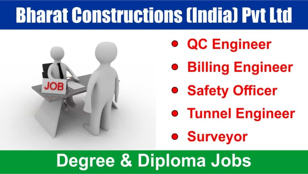 Bharat Constructions (India) Pvt Ltd Hiring 2024