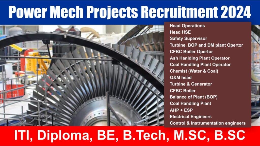 Power Mech Projects Recruitment 2024