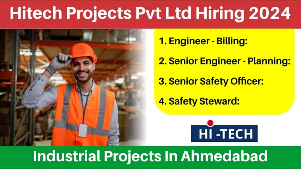 Hitech Projects Pvt Ltd Hiring 2024