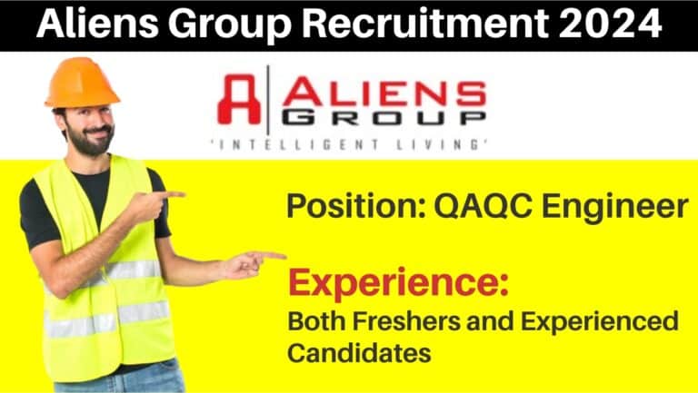 Aliens Group Recruitment 2024