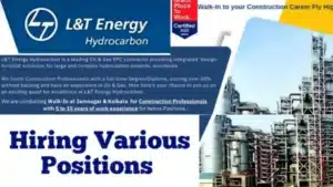 L&T Energy Hydrocarbon Walk-In Interview April 2024 | Date – 28th April 2024 (Sunday)