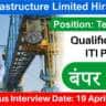 Tata Infrastructure Limited Hiring 2024