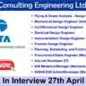 TATA Consulting Engineering Ltd Hiring