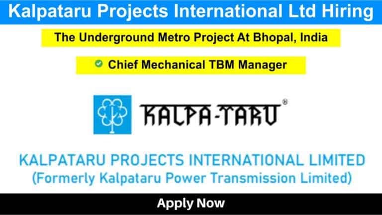 Kalpataru Projects International Ltd Hiring