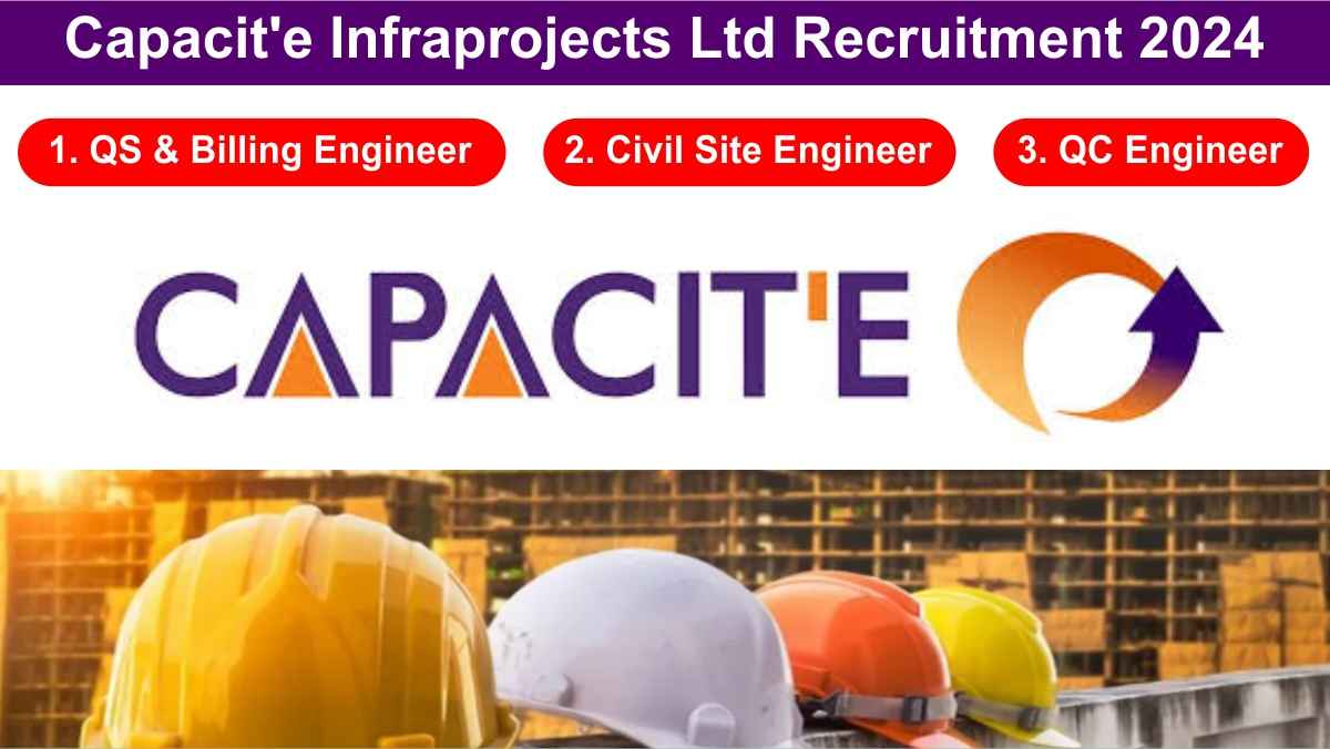 Capacit'e Infraprojects Ltd Recruitment 2024