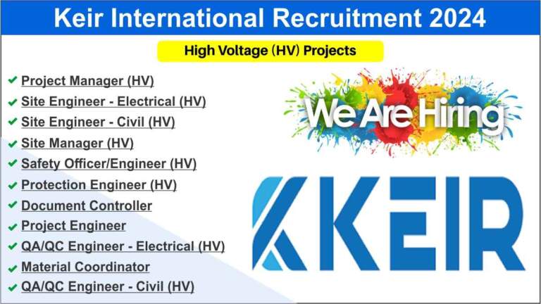 Keir International Recruitment 2024