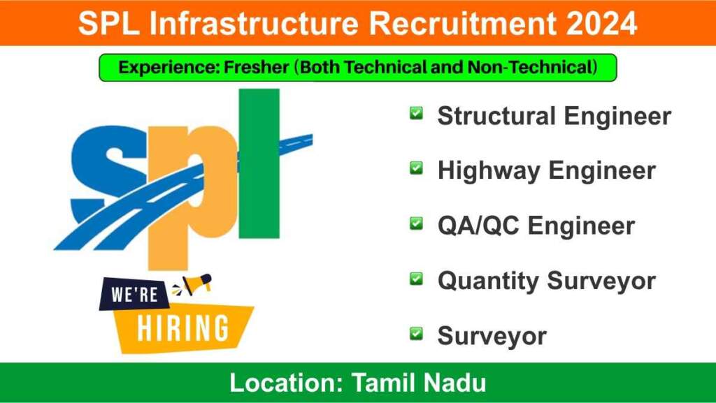 SPL Infrastructure Recruitment 2024