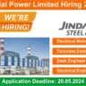 Jindal Power Limited Hiring 2024