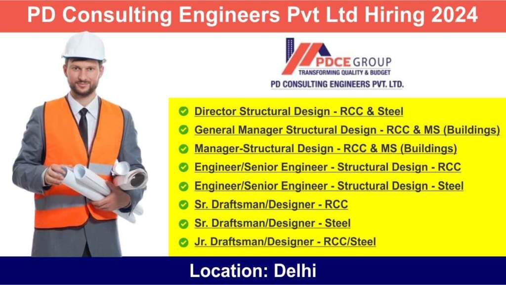 PD Consulting Engineers Pvt Ltd Hiring 2024