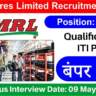MRL Tyres Limited Recruitment 2024