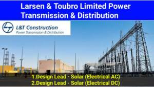 Larsen & Toubro Limited Power Transmission & Distribution | Urgent Job Openings in Riyadh, Saudi Arabia | Apply Now