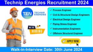 Technip Energies Recruitment 2024 | Hiring for Multiple Positions in Energy Sector Projects Worldwide | Apply Now