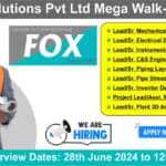 FOX Solutions Pvt Ltd Mega Walk-In Drive