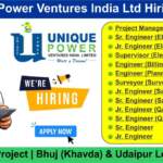 Unique Power Ventures India Ltd Hiring 2024