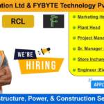 Raj Corporation Ltd & FYBYTE Technology Pvt Ltd Hiring
