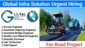 Global Infra Solution Hiring for Multiple Positions | Road and Highway Projects