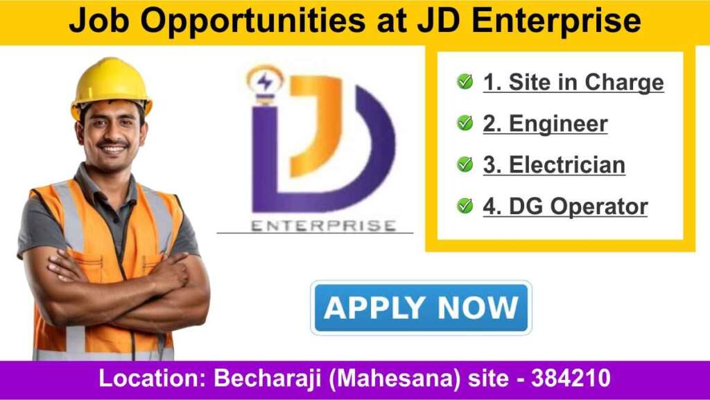 Job Opportunities at JD Enterprise