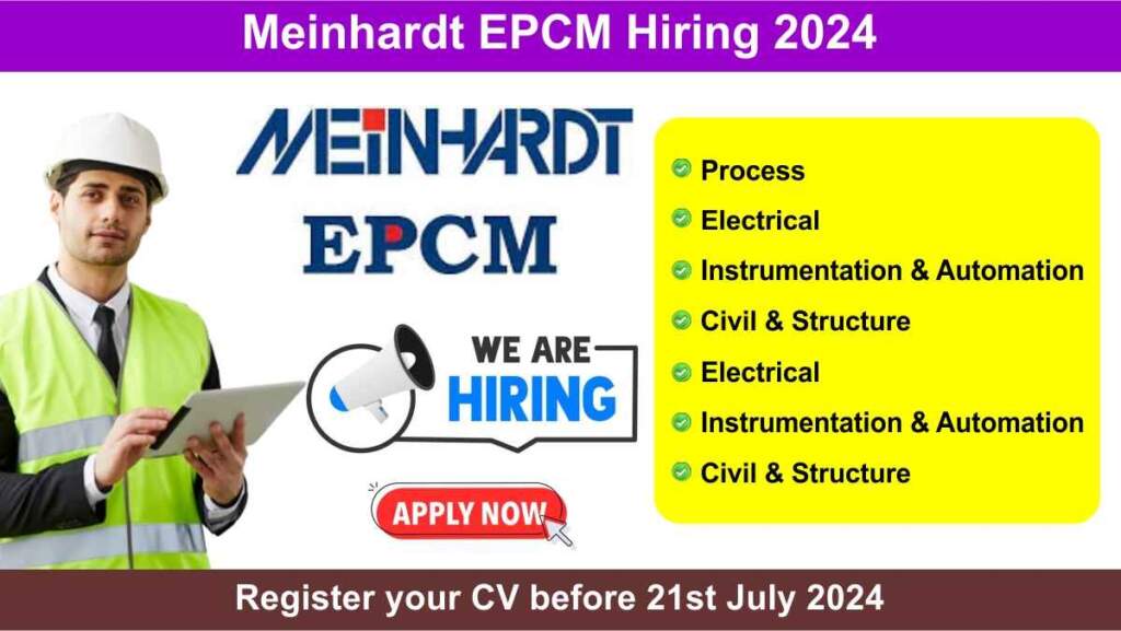 Meinhardt EPCM Hiring 2024