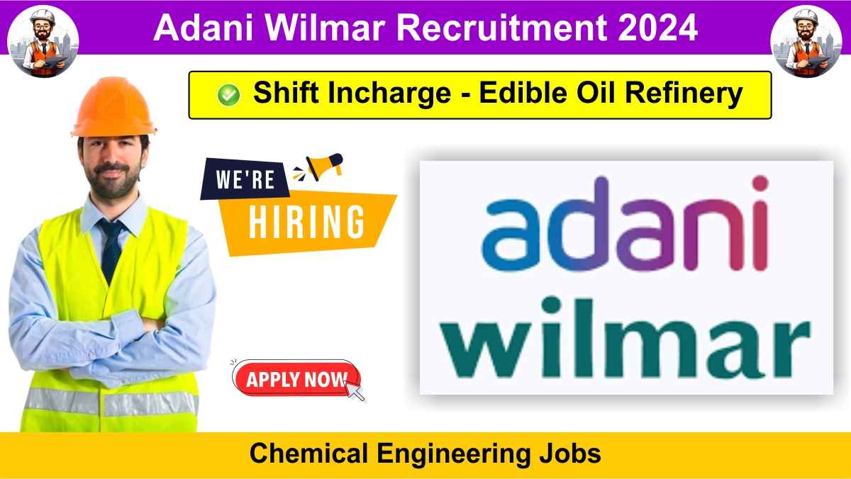 Adani Wilmar Recruitment 2024