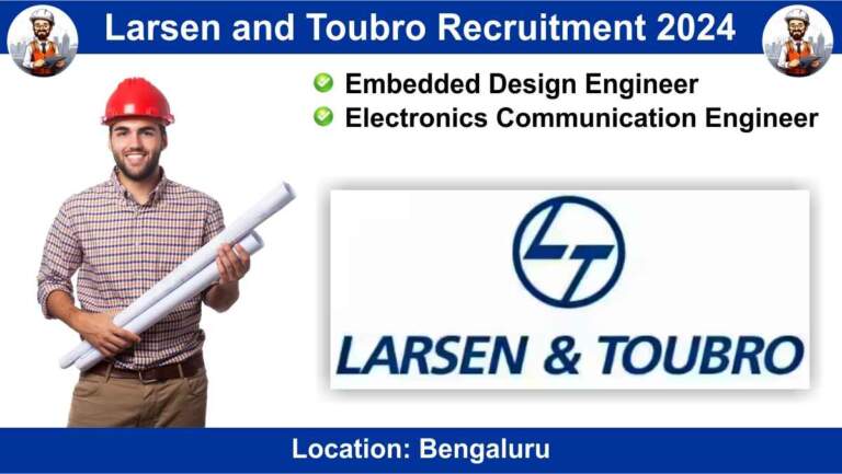 Larsen and Toubro Recruitment 2024
